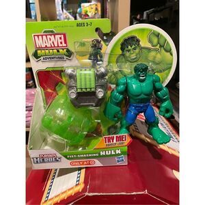 2013 Marvel Playskool Heroes Hulk Adventures Fist-Smashing Hulk  Action Fig Set